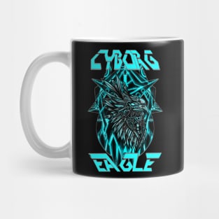Cyborg Eagle Mug